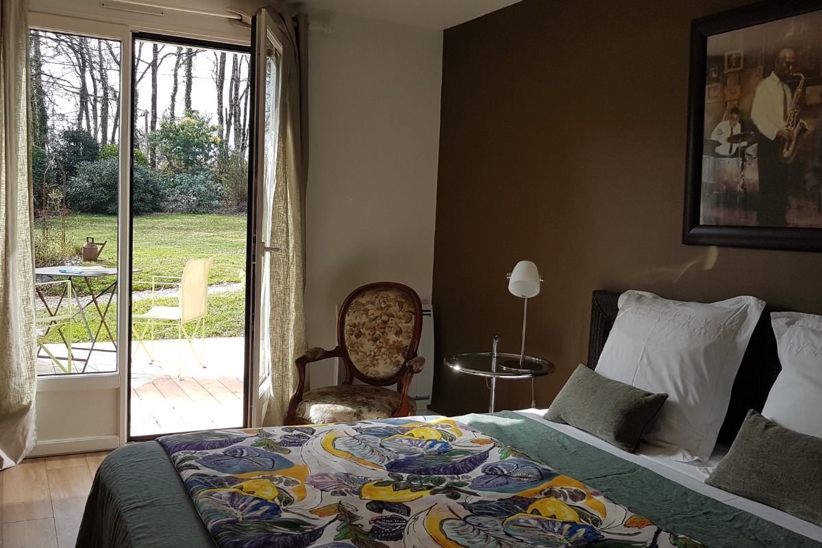 Bois de Lime chambre double avec terrasse - Chambre d'hôtes - Locoal-Mendon