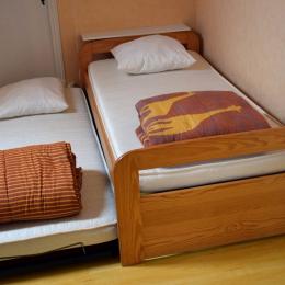 2ème chambre, lits gigognes  - Location de vacances - Pouilly-sur-Loire
