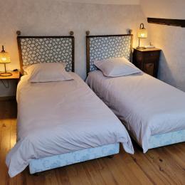 Chambre 2 Modulable lits doubles ou simple à l'étage - Location de vacances - La Charité-sur-Loire