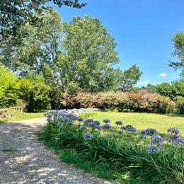 Jardin devant le gîte des Romarins - Location de vacances - La Roquette-sur-Siagne