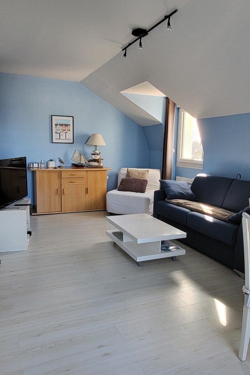 canapé  lit DIVA  de type   lit Morphée pour 2 personnes  - Location de vacances - Wimereux