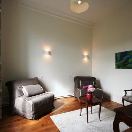 Salon / chambre 2 personnes - Chambre d'hôtes - Combronde