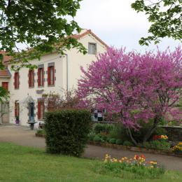 La cour au printemps - Location de vacances - Charbonnières-les-Vieilles