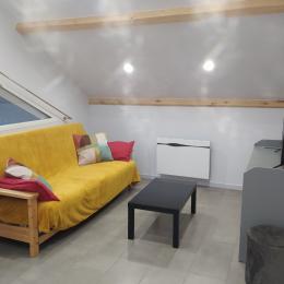 salon avec télé connectée
 - Location de vacances - Chapdes-Beaufort