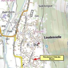 Plan de localisation - Location de vacances - Loudenvielle