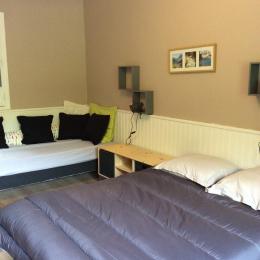 Chambre lit 140 et 90 - Location de vacances - Beyrède-Jumet-Camous