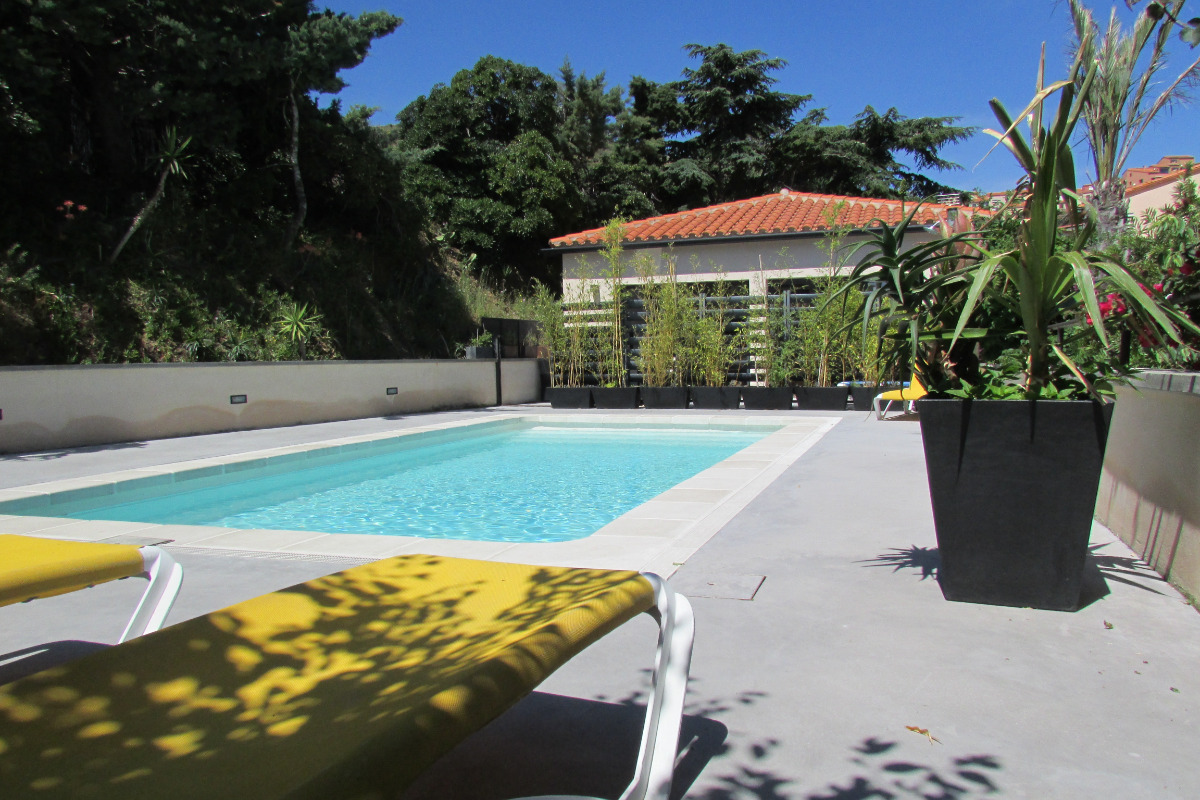 piscine au sel - Location de vacances - Port-Vendres