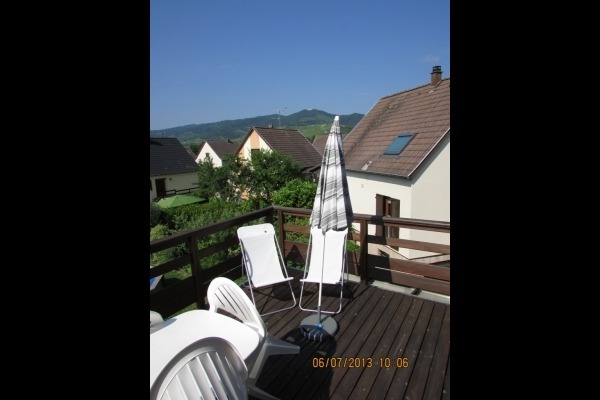 point de vue du balcon - Location de vacances - Wintzenheim