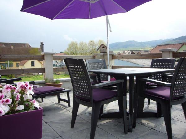Terrasse privative - Location de vacances - Wettolsheim