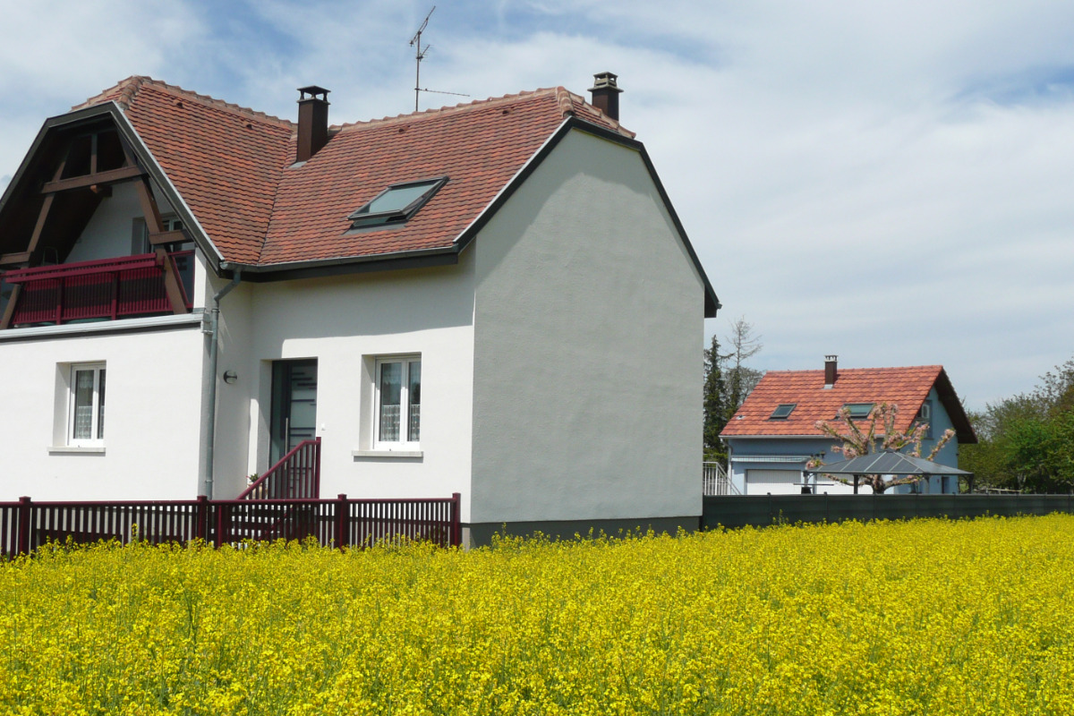 Terrasse privative ombragée 28m² - Location de vacances - Oberhergheim