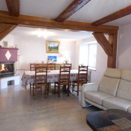 Salon, salle à manger - Location de vacances - Sewen