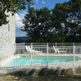 Le Magnan -  La piscine - Location de vacances - Labeaume