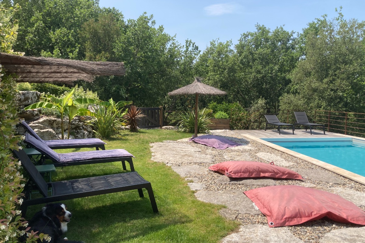 piscine 8X4 - Location de vacances - Saint-Alban-Auriolles