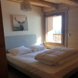 Chambre 1 avec lit double - Location de vacances - Fontcouverte-la-Toussuire
