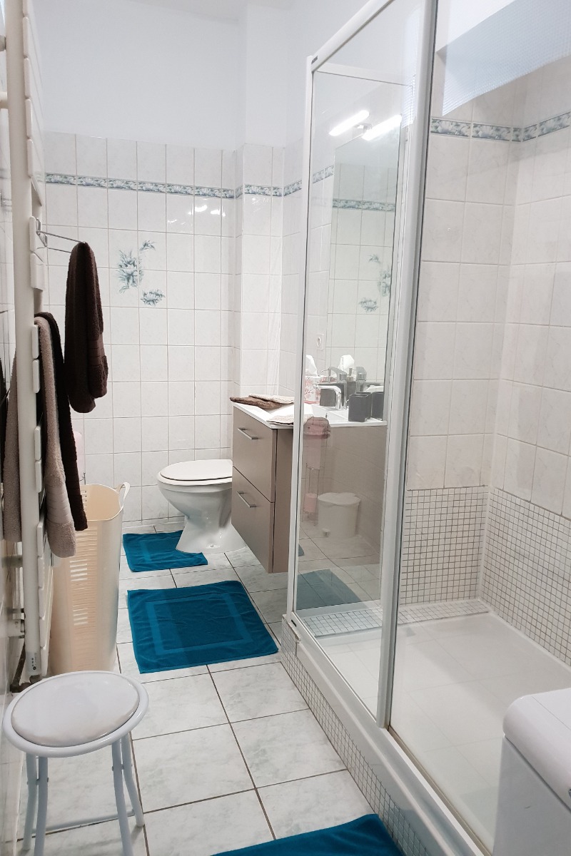 Vue d'ensemble de la salle de douche - Location de vacances - Aix-les-Bains