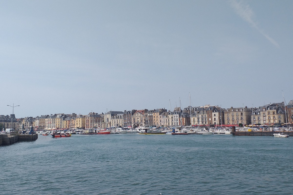 Vue de Dieppe depuis le pont Colbert - Location de vacances - Dieppe