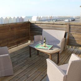 Vaste terrasse face à la plage - Location de vacances - Cayeux-sur-Mer
