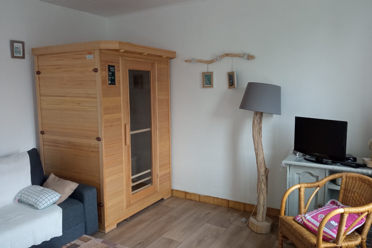 sauna 2 places infrarouge (luminothérapie, Bluetooth/USB/MP3/radio) - Location de vacances - Saint-Valery-sur-Somme