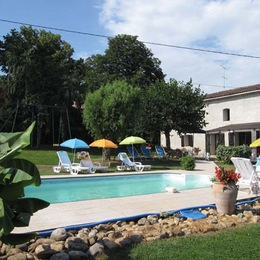 vue de la piscine  -Tarn - Venès - - Location de vacances - Vénès