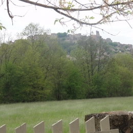 Cordes sur Ciel Tarn Région Occitanie Vue sur le village  - Location de vacances - Cordes-sur-Ciel