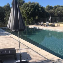 Une piscine propice à la détente - Location de vacances - Vaison-la-Romaine
