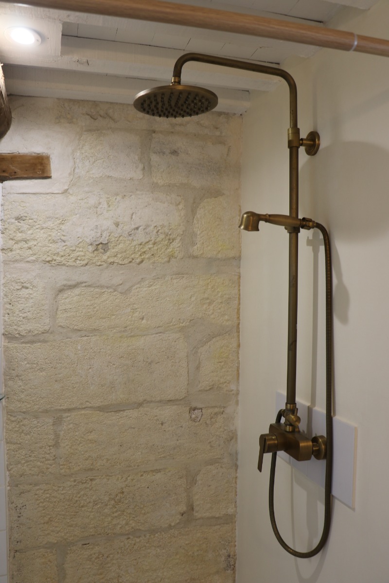 Salle de bains chambre Burlat - Chambre d'hôtes - Avignon