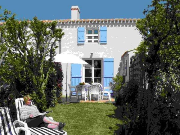 Les Mimosas, une maison d'architecte typiquement noirmoutrine - Location de vacances - Noirmoutier en l'Île