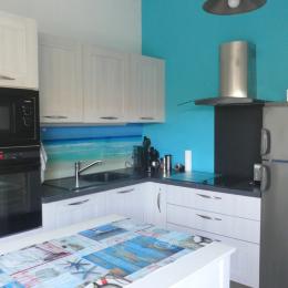 cuisine studio bleu - Location de vacances - Olonne sur Mer