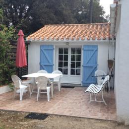Terrasse côté pièce de vie - Location de vacances - Noirmoutier en l'Île