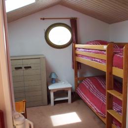 Chambre lits superposés - Location de vacances - La Tranche sur Mer