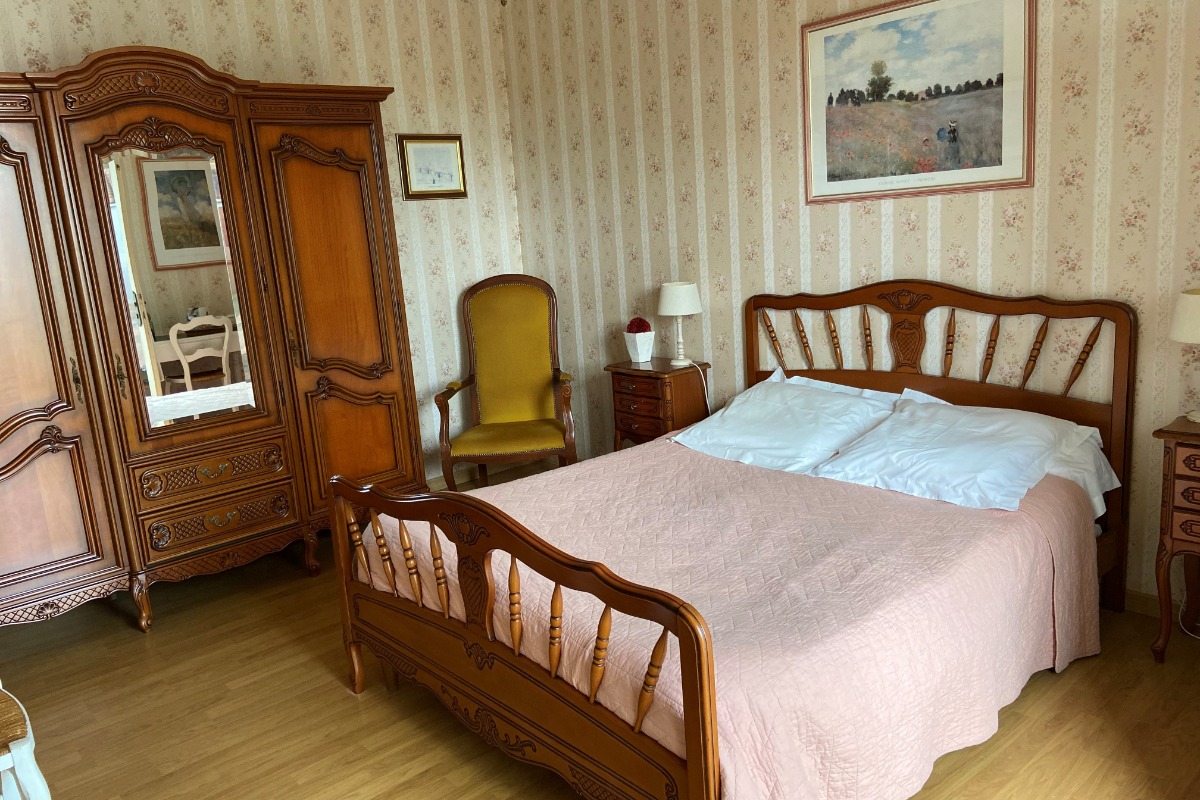 Chambre Style avec un lit en 140 - Chambre d'hôtes - La Boissière des Landes