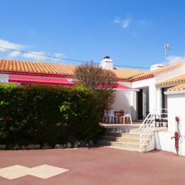 terrasse et espace extérieur - arrière de la maison  - Location de vacances - Bretignolles sur Mer