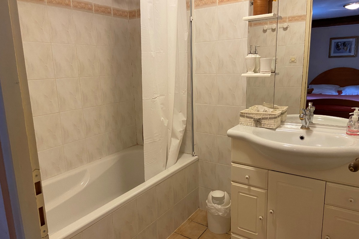 Salle de bain privative - Chambre d'hôtes - La Boissière des Landes