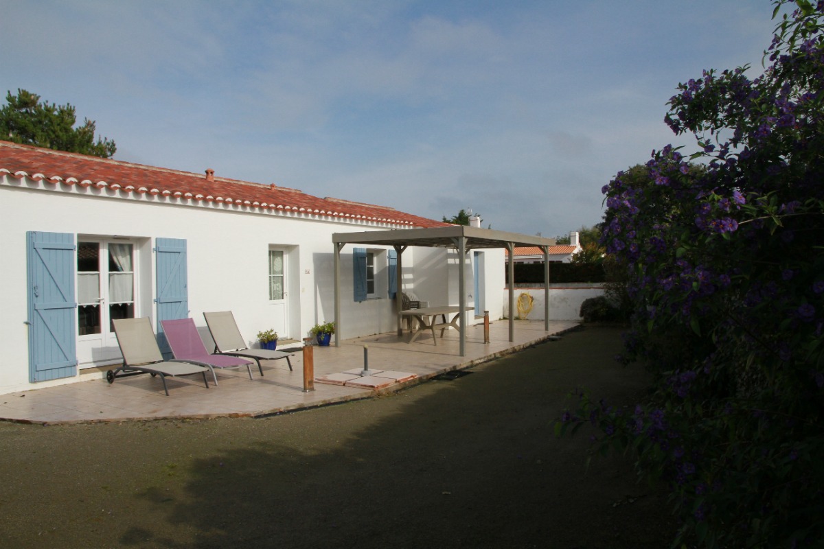 Pergola et terrasse - Location de vacances - Noirmoutier en l'Île