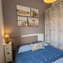 Chambre RDC - lit en 140 - Location de vacances - Saint Jean de Monts