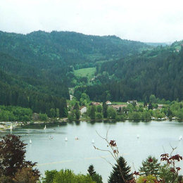 Vue lac de Gérardmer- Chambre Tournesol - Les Grelines - Chambre d'hôtes - Gérardmer