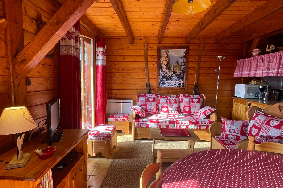 Salon/ séjour - Chalet du Sotré Xonrupt-Longemer Vosges - Location de vacances - Xonrupt-Longemer