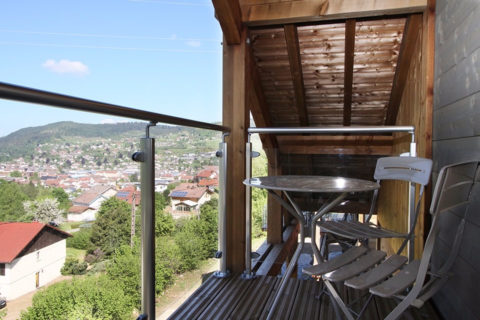 Balcon chambre - Chalet les Biches - Gérardmer Vosges - Location de vacances - Gérardmer