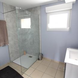 Salle d'eau avec douche à l'italienne - Location de vacances - Saulcy-sur-Meurthe