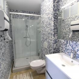 Salle d'eau avec grand douche - Location de vacances - Vittel