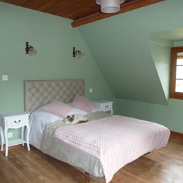 Chambre étage - Location de vacances - Arrien-en-Bethmale