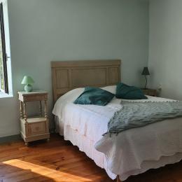 Chambre lit double et lit simple - Location de vacances - Rieucros
